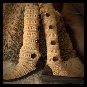 MUKLUK KNIT KNEE HI LADIES BOOTS
